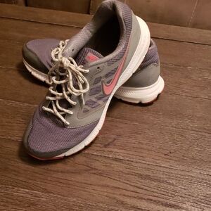 Nike Women's Athletic Downshifter  Shoes in Gray and Pink 10